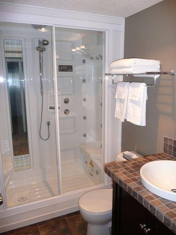 Ganze Wohnung, Perfekte Lage Stadthaus mit einem Schlafzimmer: True Ski to Door mit Sauna! in Panorama