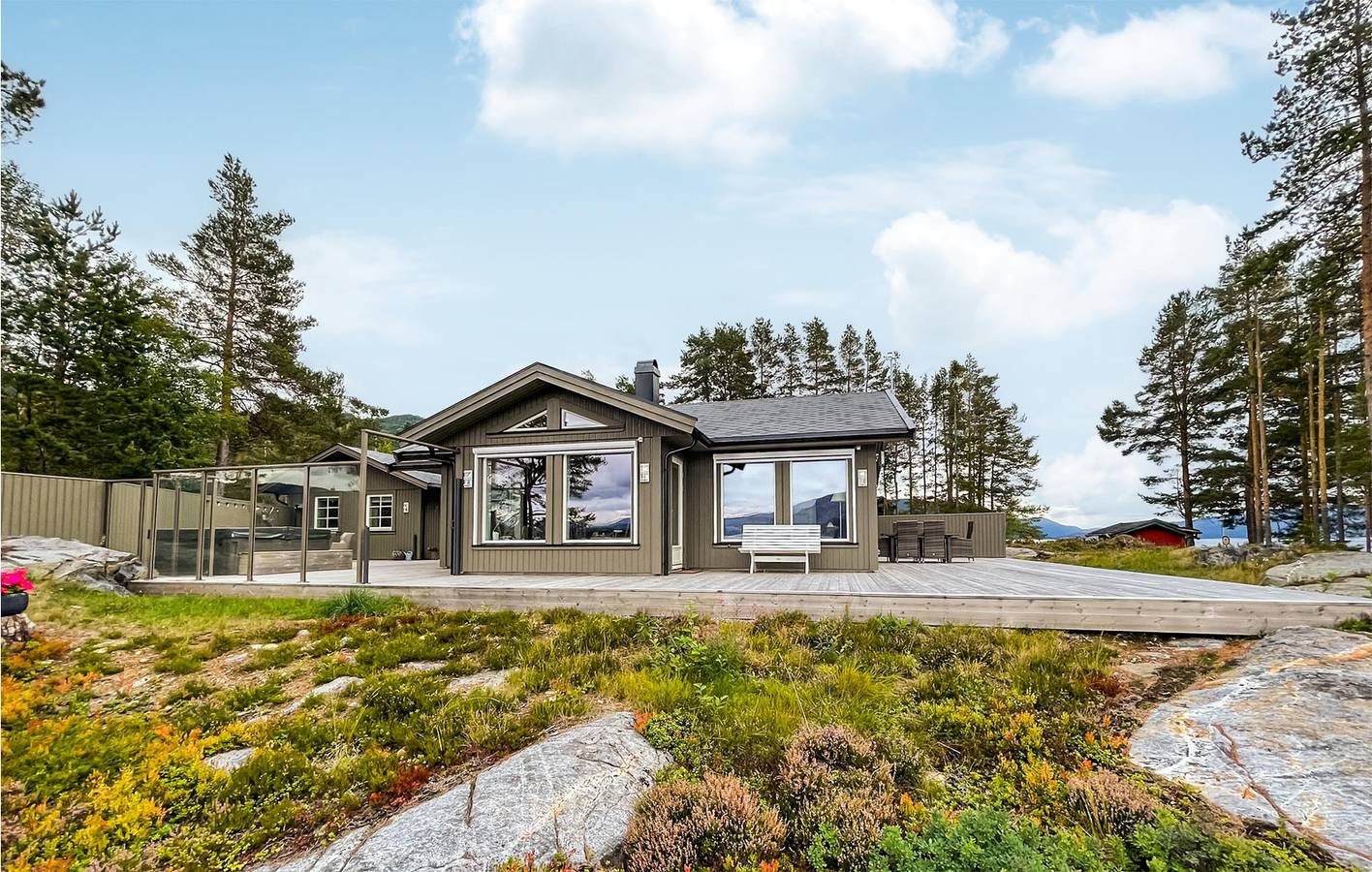 Ferienhaus für 8 Personen mit Terrasse in Nissedal
