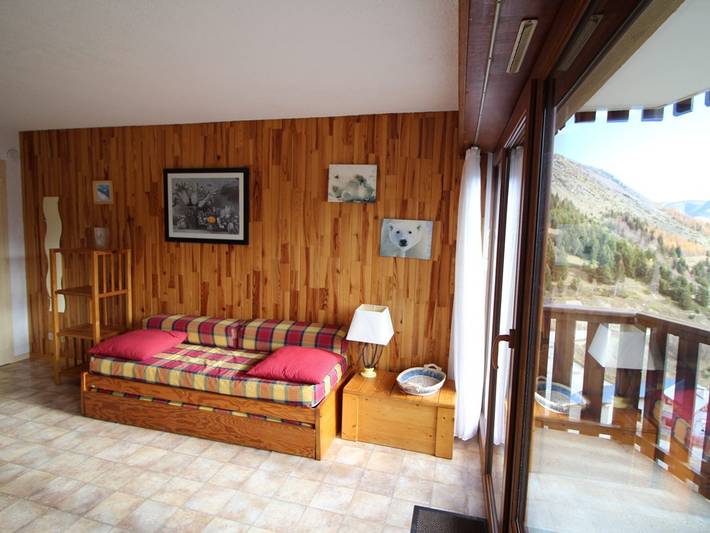 Ganze Wohnung, Studio-Kabine für 4, direkt an der Piste, Auris en Oisans in Auris, Nationalpark Écrins