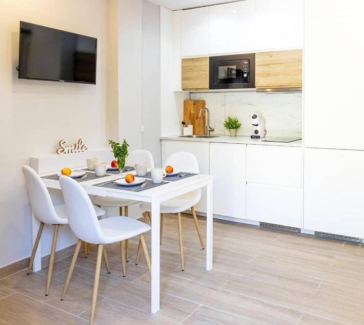Apartahotel para 3 personas, con Terraza y Jardín en Costa Dorada