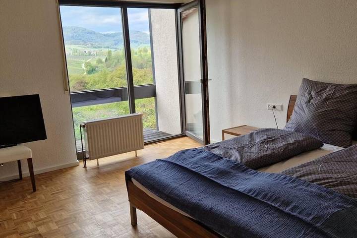 Apartamento para 6 personas, con vistas además de balcón y jardín en Landau