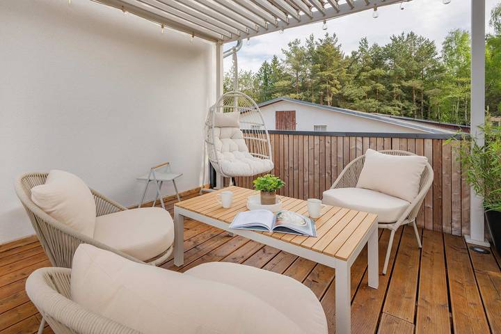 Ferienwohnung für 4 Personen, mit Whirlpool und Terrasse sowie Garten und Sauna in Benz - 3