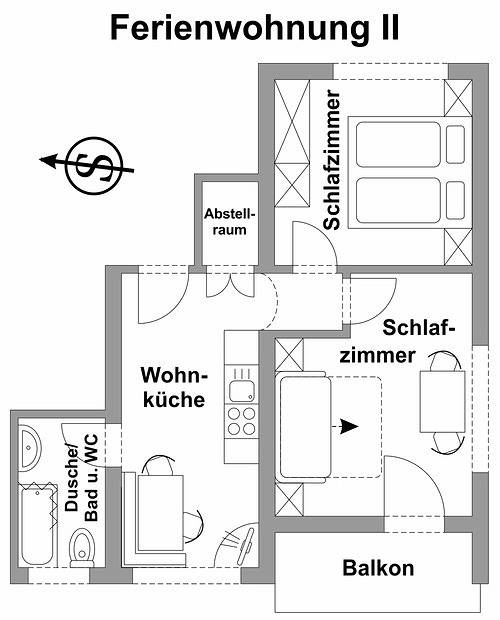 Gîte pour 4 personnes, avec jardin, adapté aux familles à Galtür - 4