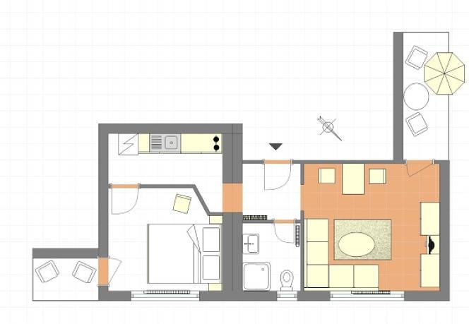 Ferienwohnung für 2 Personen, mit Balkon und Balkon/Terrasse, kinderfreundlich in Inzell - 4