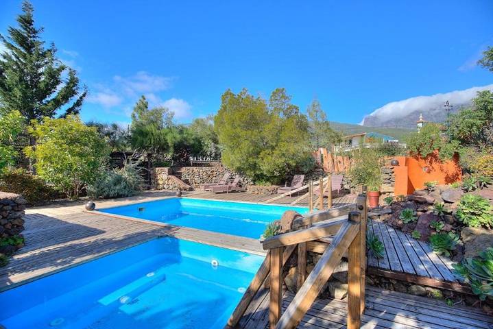 Casa rural para 2 personas, con vistas además de piscina y jardín en El Paso - 3