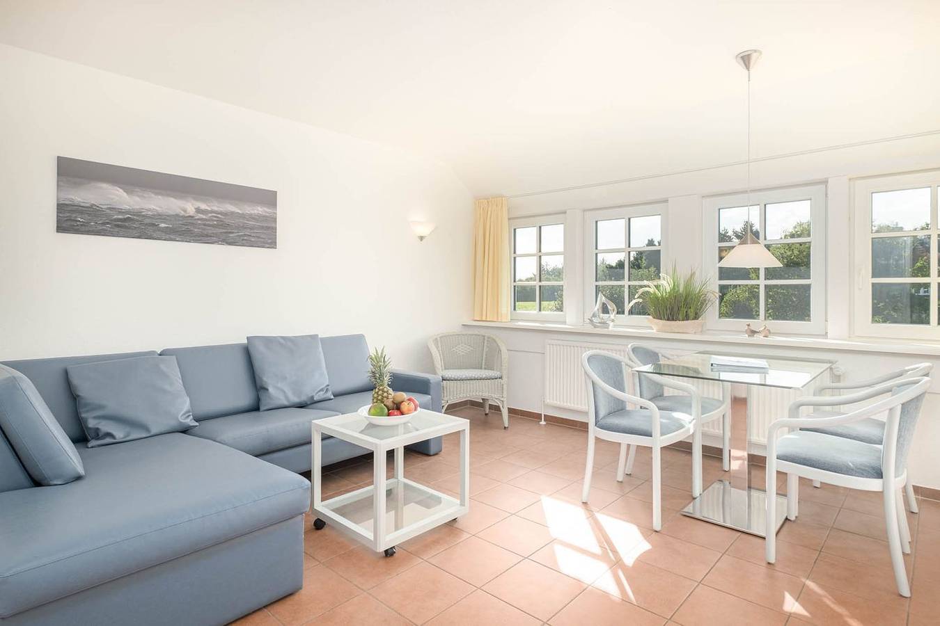 Ganze Wohnung, Urlaub mit Hund, inkl. Schwimmbad und Sauna, Og über 2 Ebenen bis 4 Personen in Norddorf, Amrum