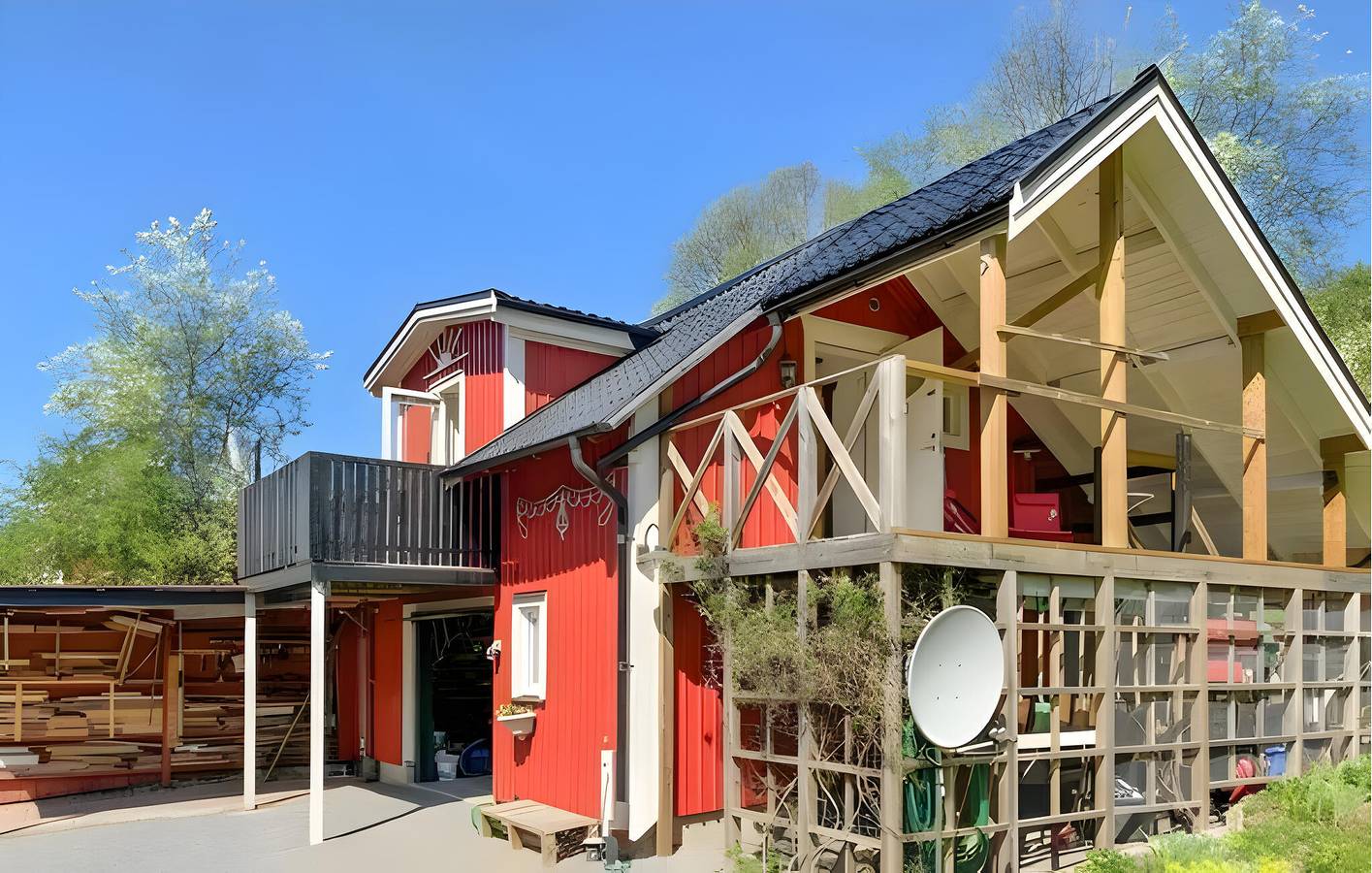 Vakantiehuis voor 4 personen met tuin in Gemeente Mark, Västergötland