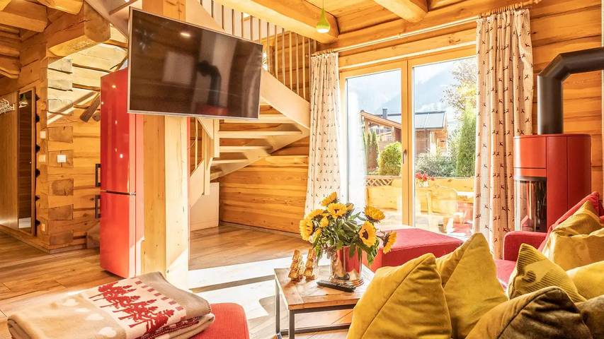 Chalet voor 17 personen, met terras en sauna in Kaprun