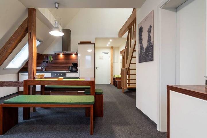 Ferienwohnung für 4 Personen, mit Sauna und Terrasse in Rosenthal-Bielatal - 2