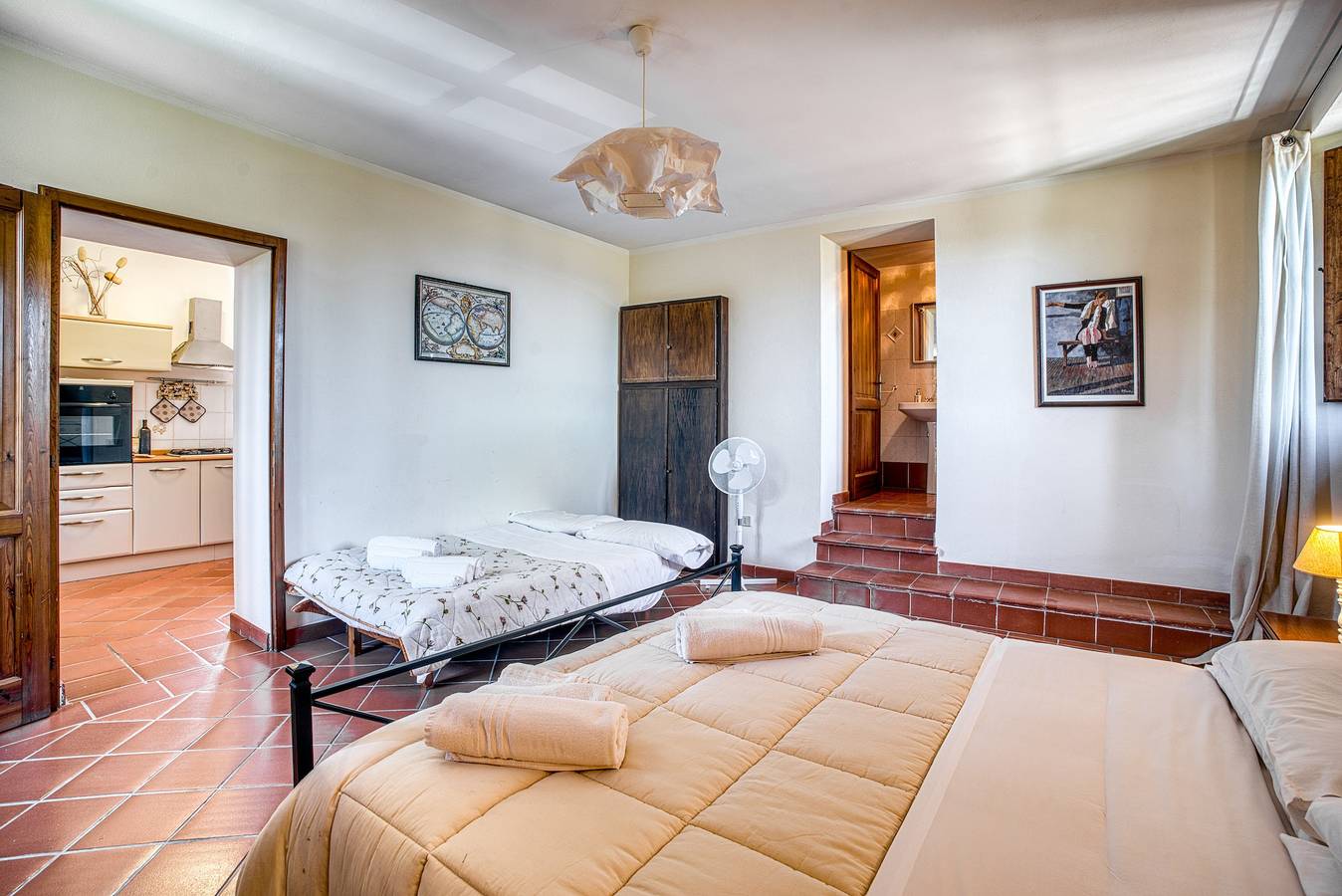 Appartamento 'Girasole ad Antico Casale '700' con piscina condivisa e Wi-Fi in Umbertide, Valtiberina