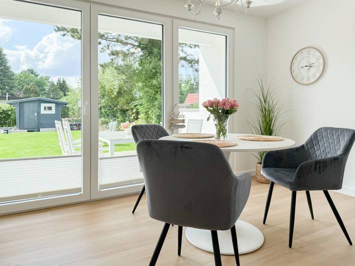 Ferienhaus für 3 Personen, mit Terrasse und Garten