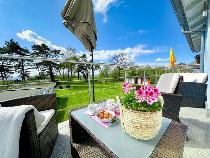 Ferienwohnung für 4 Personen, mit Balkon und Garten in Klein Zicker