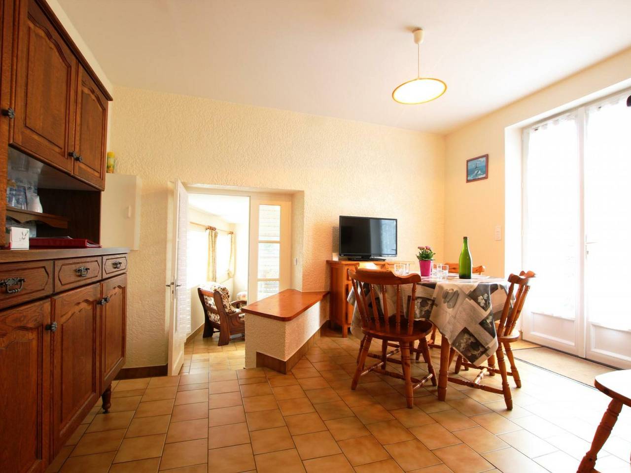 Gemütliches Ferienhaus nahe Stränden mit Garten, Tv und Waschmaschine in Baudreville, La Haye (Manche)