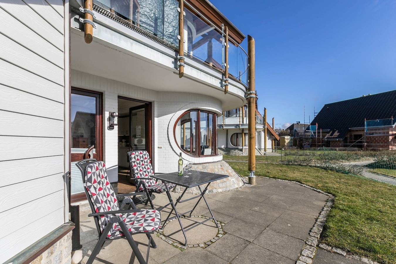 Ganze Wohnung, Apartment "Zur Kajüte Friedrichskoog" am Meer mit Wlan, Terrasse und Garten in Friedrichskoog-Spitze, Friedrichskoog