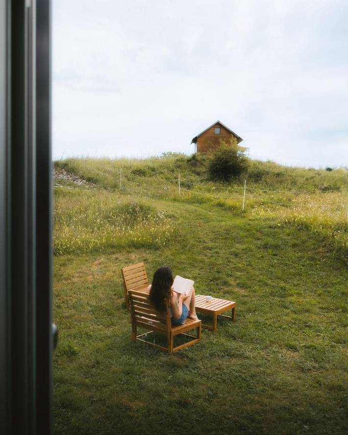 Camping für 2 Personen, mit Garten und Ausblick in den Dolomiten - 4