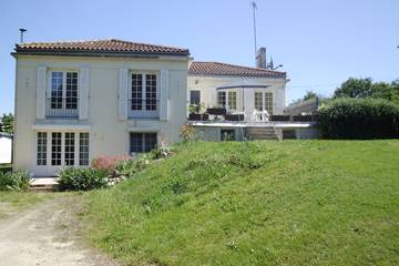 Gîte pour 6 personnes, avec terrasse et jardin à Échillais