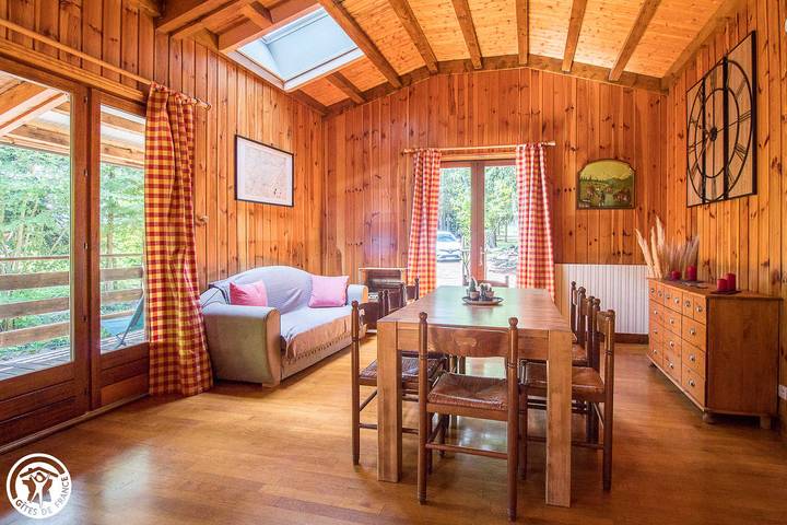 Le refuge de Bouffevent in Aydat, Regionaler Naturpark Volcans d'Auvergne