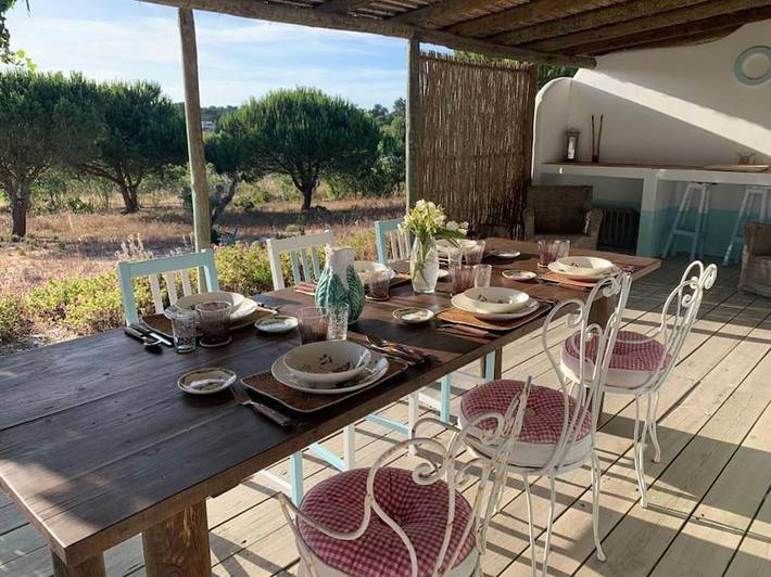 Apartamento para 6 personas, con Balcón y Terraza además de Jardín y Vistas en Comporta
