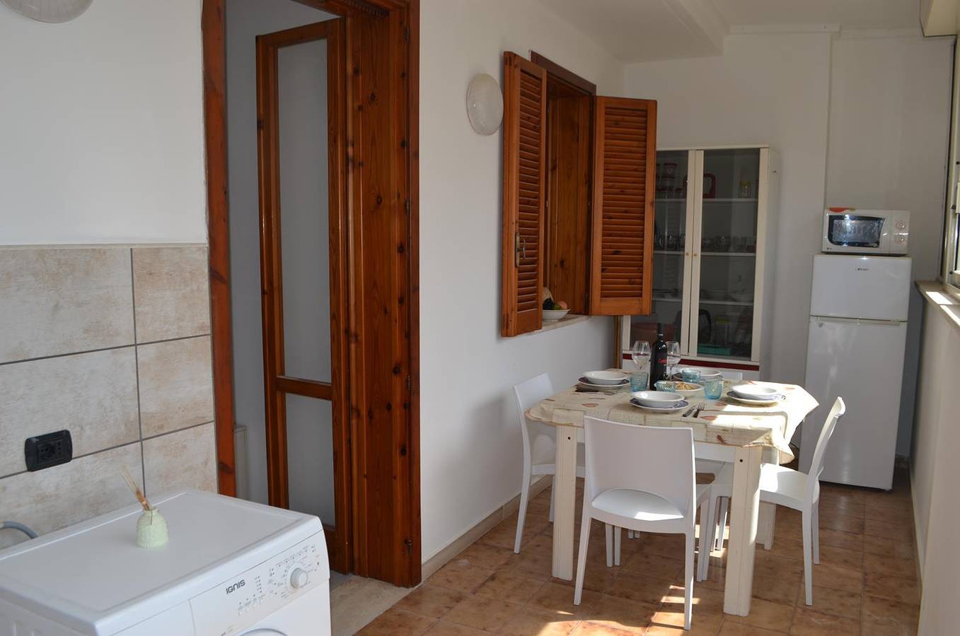 Casa vacanze 'Casa con clima per 6' con balcone, adatta agli animali domestici in San Foca, Provincia di Lecce