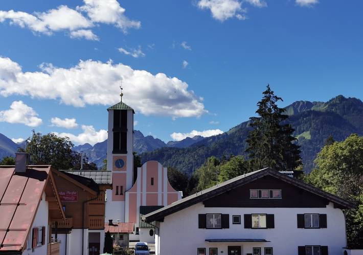 Ferienwohnung für 2 Personen, mit Balkon und Ausblick in Oberstdorf - 2