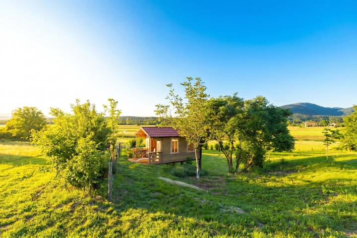 Camping per 2 persone, con terrazza, con animali domestici in Slovenia