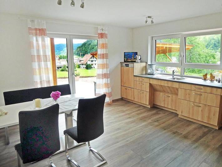 Ferienwohnung für 4 Personen, mit Terrasse und Ausblick in Gutach (Schwarzwaldbahn)