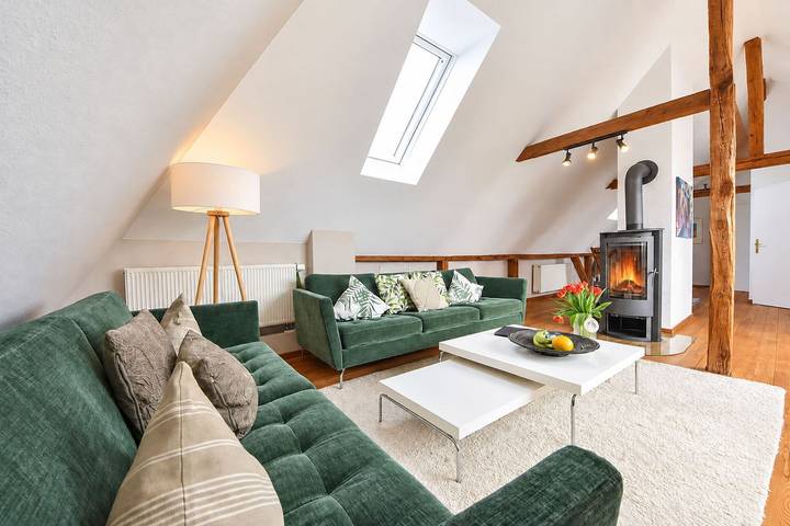 Ganze Wohnung, Villa Emmy 09 - Kamin und Haustiere erlaubt in Strand Heringsdorf, Heringsdorf