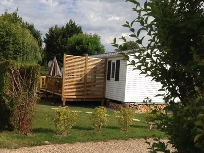 Camping Chateau de Bouafles - Mobilheim 4 personen - 85 in Bouafles, Les Andelys und Umgebung