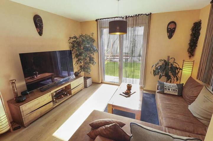 Appartement de vacances pour 4 personnes, avec jardin et balcon