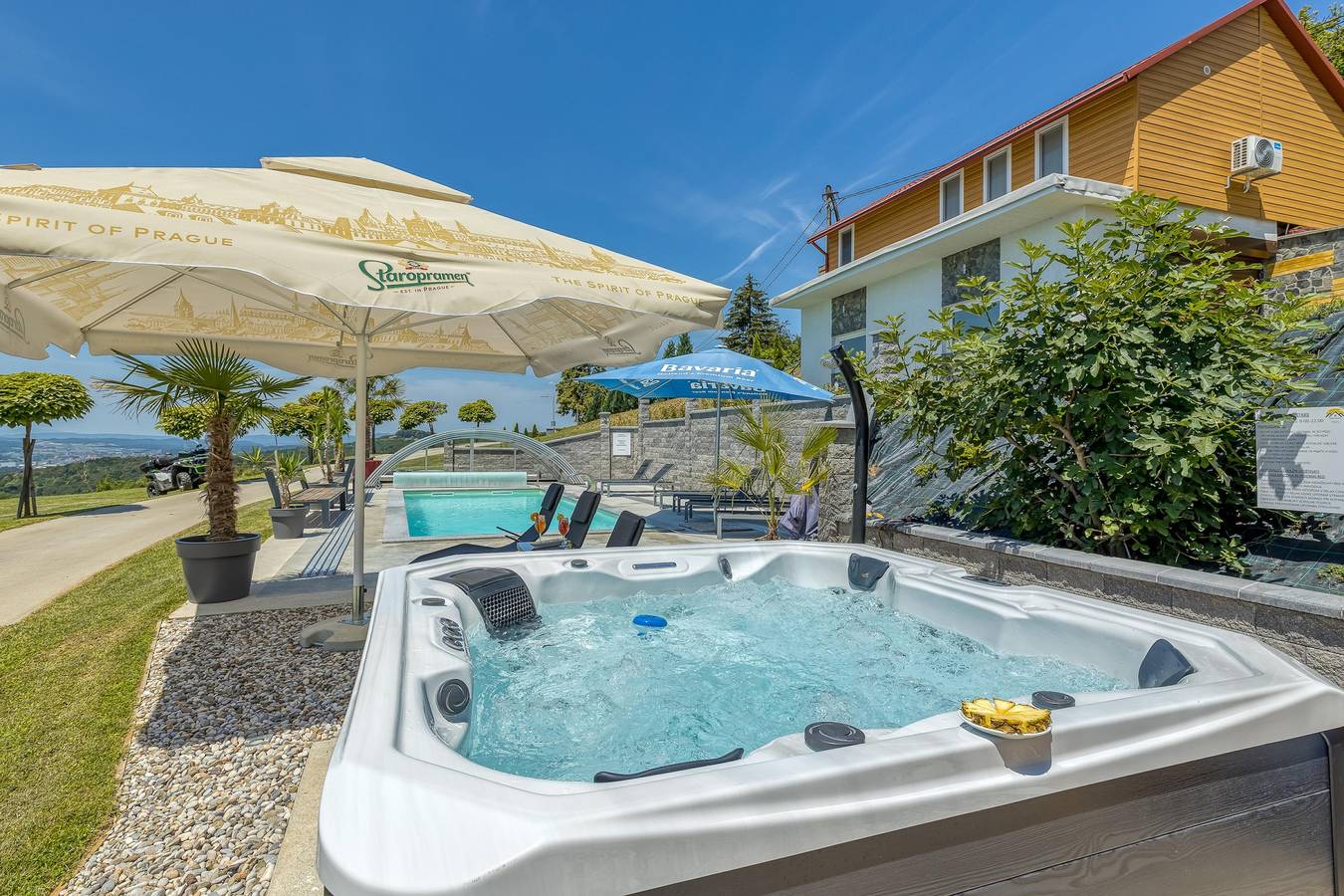 Pool & Whirlpool Villa Art Three in Slovenia