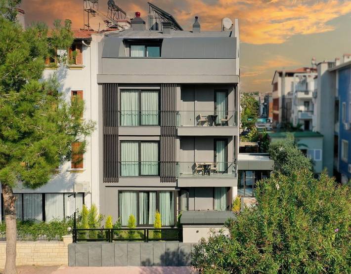 Lejlighedshotel for 2 personer, med have i Antalya