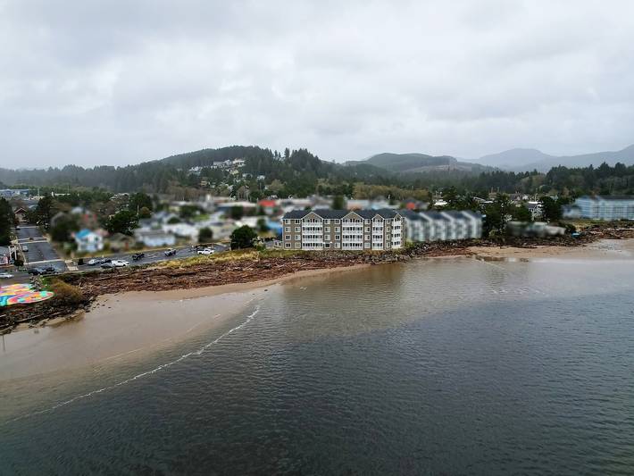 Ganze Wohnung, King Suite Mit Balkon - Meerblick in North Oregon Coast