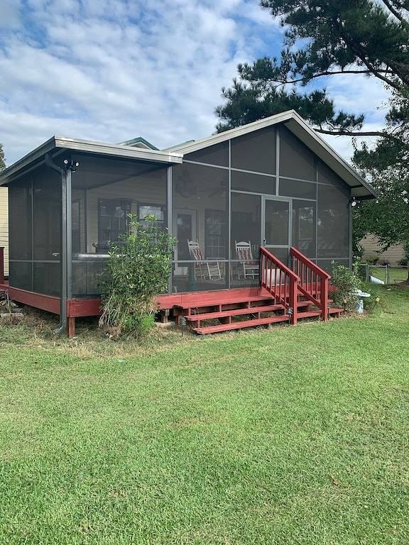 The cottage of lake seminole in Georgia