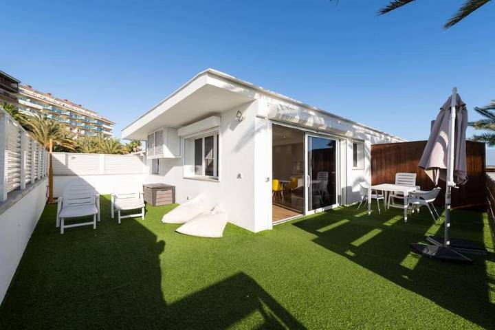 Apartamento para 2 personas, con jardín en San Agustín