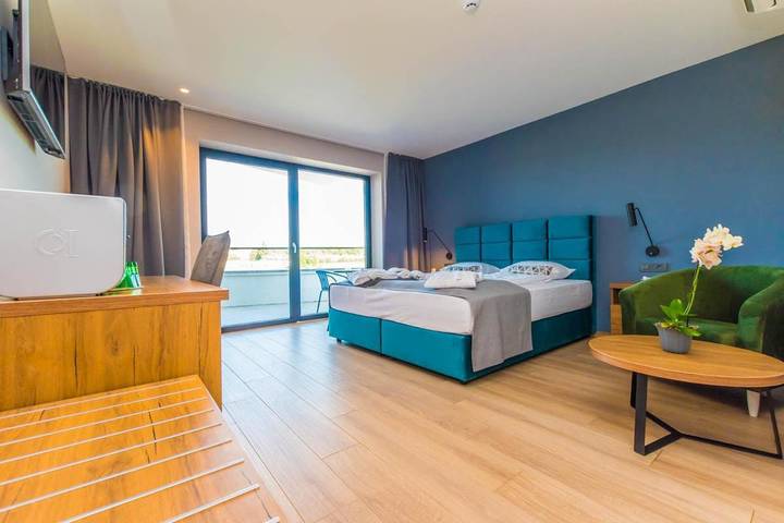 Hotel für 2 Personen, mit Balkon und Terrasse sowie Garten und Pool in Lanterna - 3