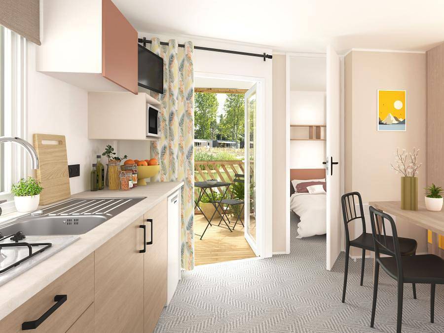 Camping Pascalounet - Mobilhome 5 personas - Mobilhome Standard in Martigues, Istres region