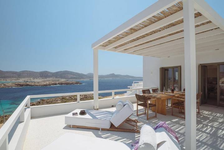 Villa pour 6 personnes, avec terrasse ainsi que piscine et vue dans Antiparos - 3