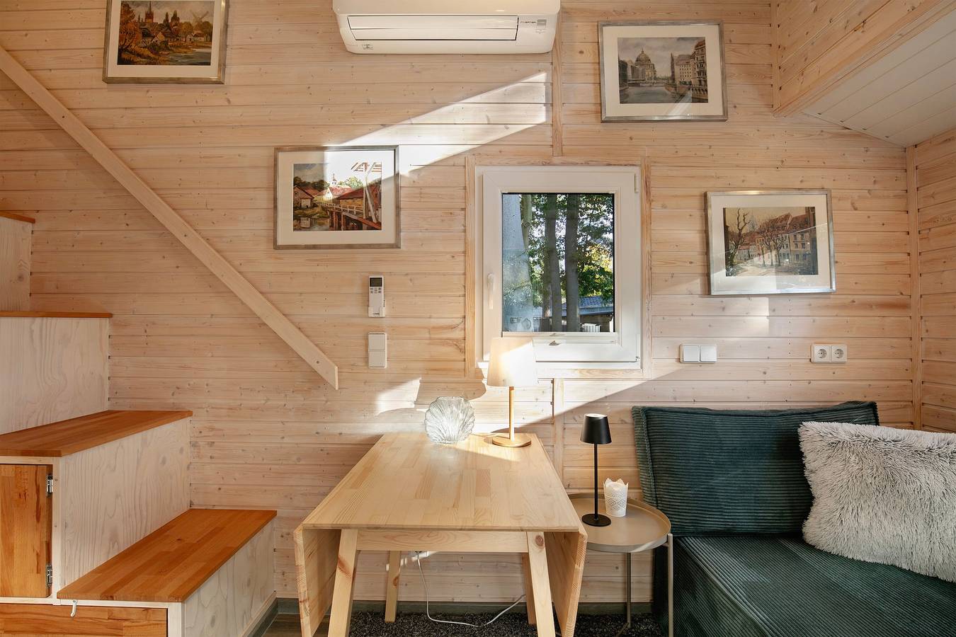 Ganze Ferienwohnung, Tiny Home 'Tiny House Nr 3' mit privater Terrasse, Wi-Fi und Klimaanlage in Caputh, Schwielowsee