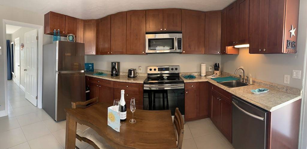 Keys Waterfront Half-Duplex, 37-Zoll-Dock am Ozean, in Marathon, Monroe County