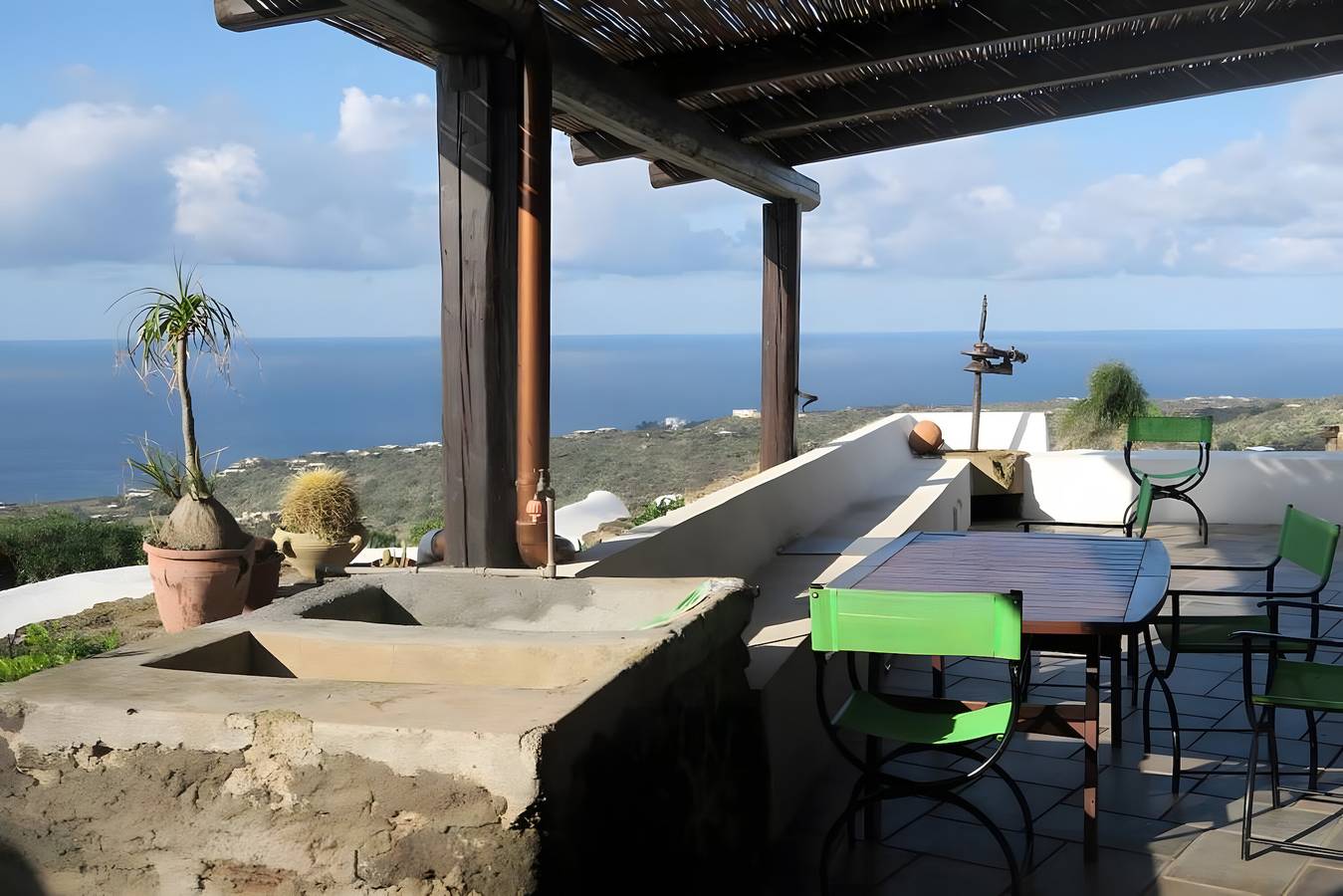Maison de vacances 'Antico Dammuso' avec terrasse et jardin privés in Pantelleria, Province de Trapani