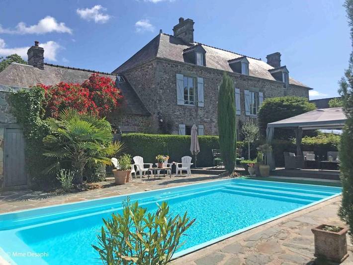 Maison de vacances pour 2 personnes, avec Terrasse ainsi que Jardin et Piscine