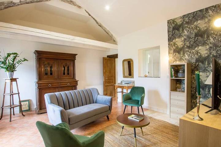 Gîte pour 2 personnes, avec jardin et jacuzzi à Saint-Aubin-de-Lanquais