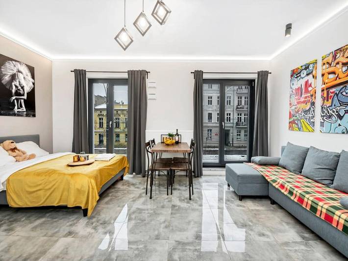 Cały apartament, Central Haven w pobliżu stacji in Łódź, Województwo łódzkie