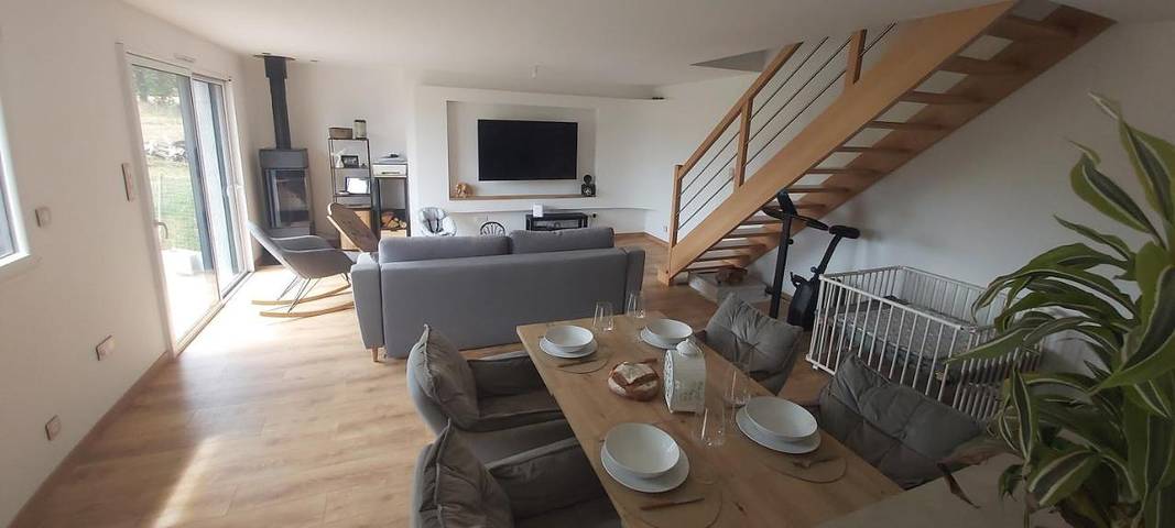 Maison de vacances pour 6 personnes, avec jardin et vue