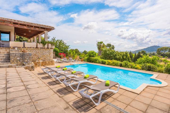 Casa de férias "Es Bosquet" com piscina e Wi-Fi in Inca (Espanha), Maiorca Centro