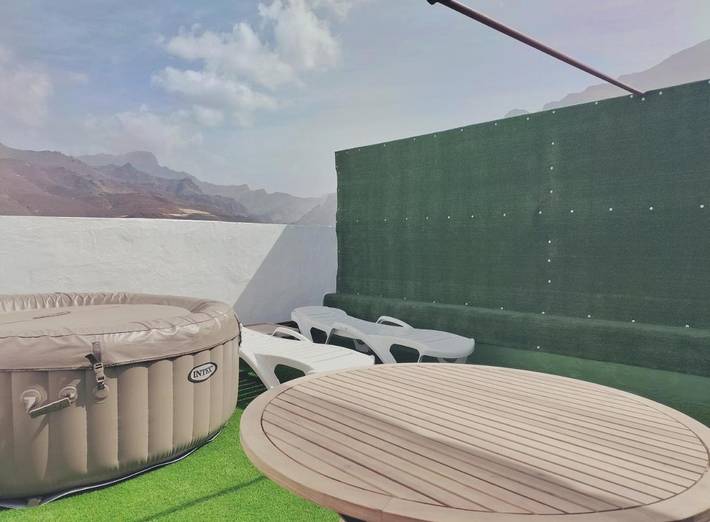 Appartement de vacances pour 3 personnes, avec jacuzzi et terrasse