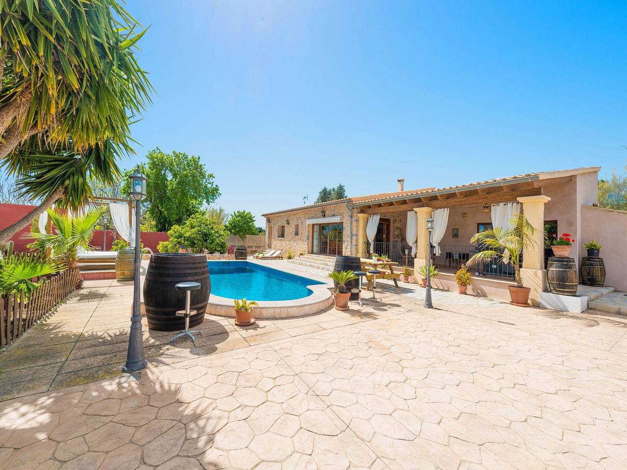 Chalet para 4 personas con jardín in Binisalem, Interior de Mallorca