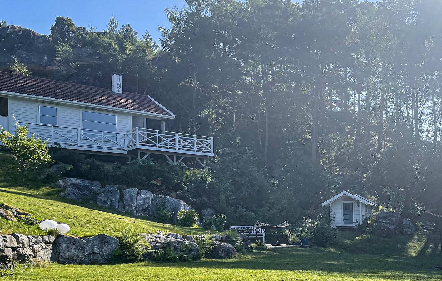Ferienhaus für 5 Personen mit Garten in Sveio