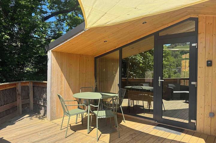 Lodge mit Whirlpool und sonniger Terrasse im Herzen von Elsass in Orbey, Regionaler Naturpark Belchen der Vogesen