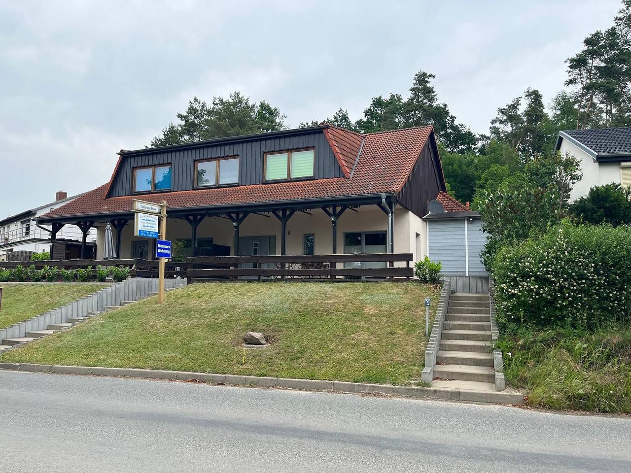 Ganze Wohnung, Studio 'Tollense Hus - Rechts' mit gemeinsamer Terrasse und Wi-Fi in Klein Nemerow, Groß Nemerow